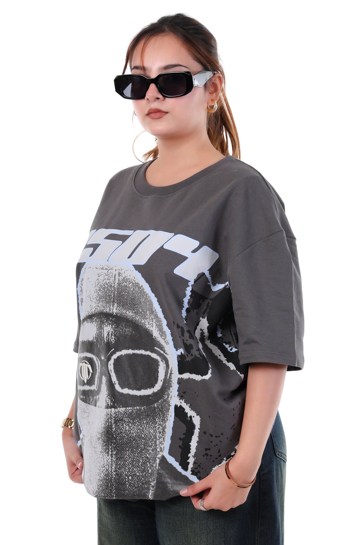 GREY HOOD 9504 T-SHIRT