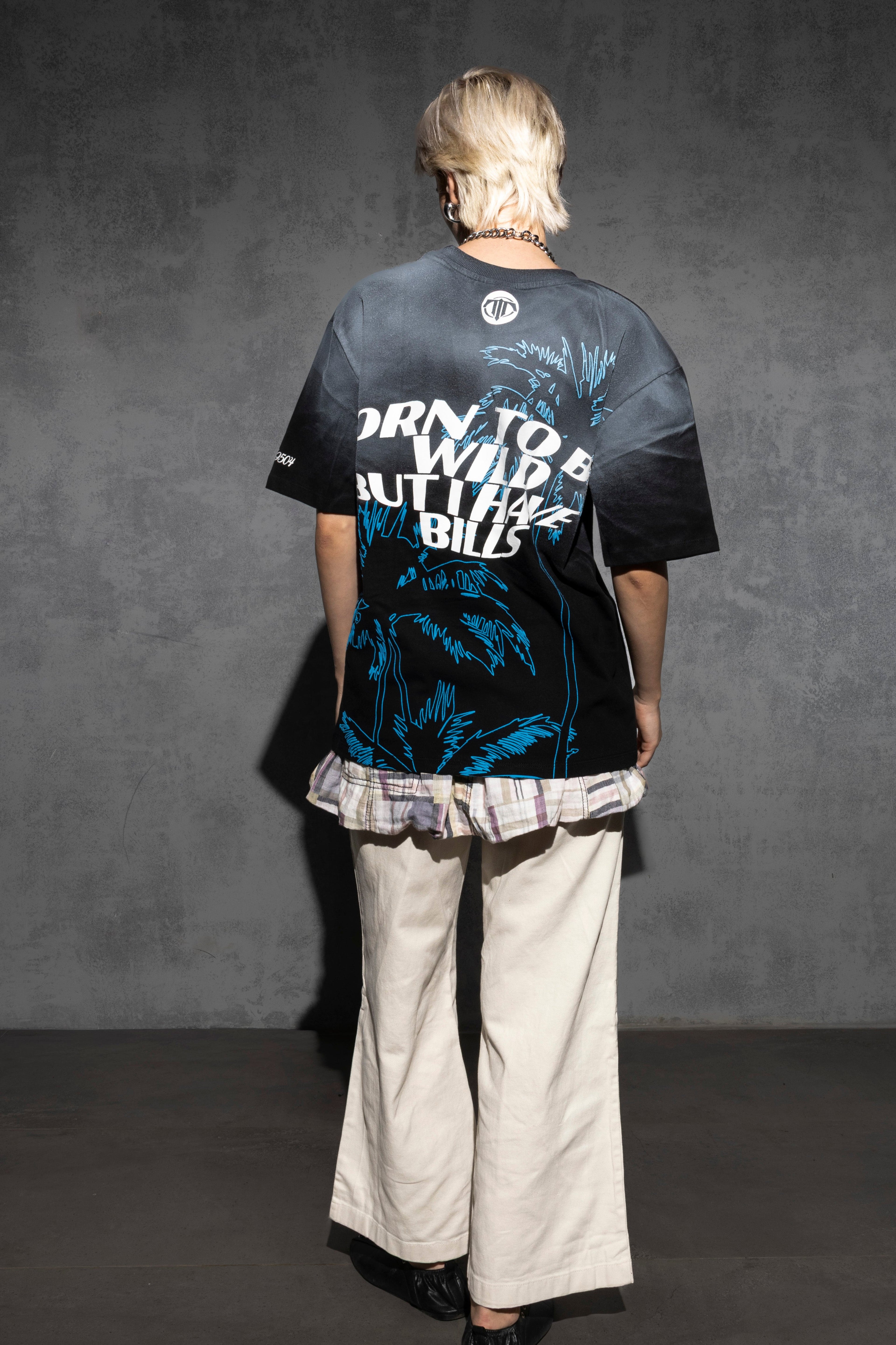 BORN WILD SPRAY T-SHIRT [UNISEX]