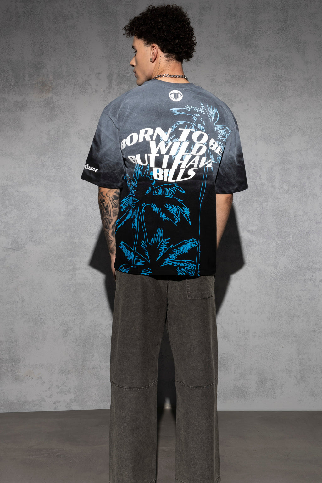 BORN WILD SPRAY T-SHIRT [UNISEX]