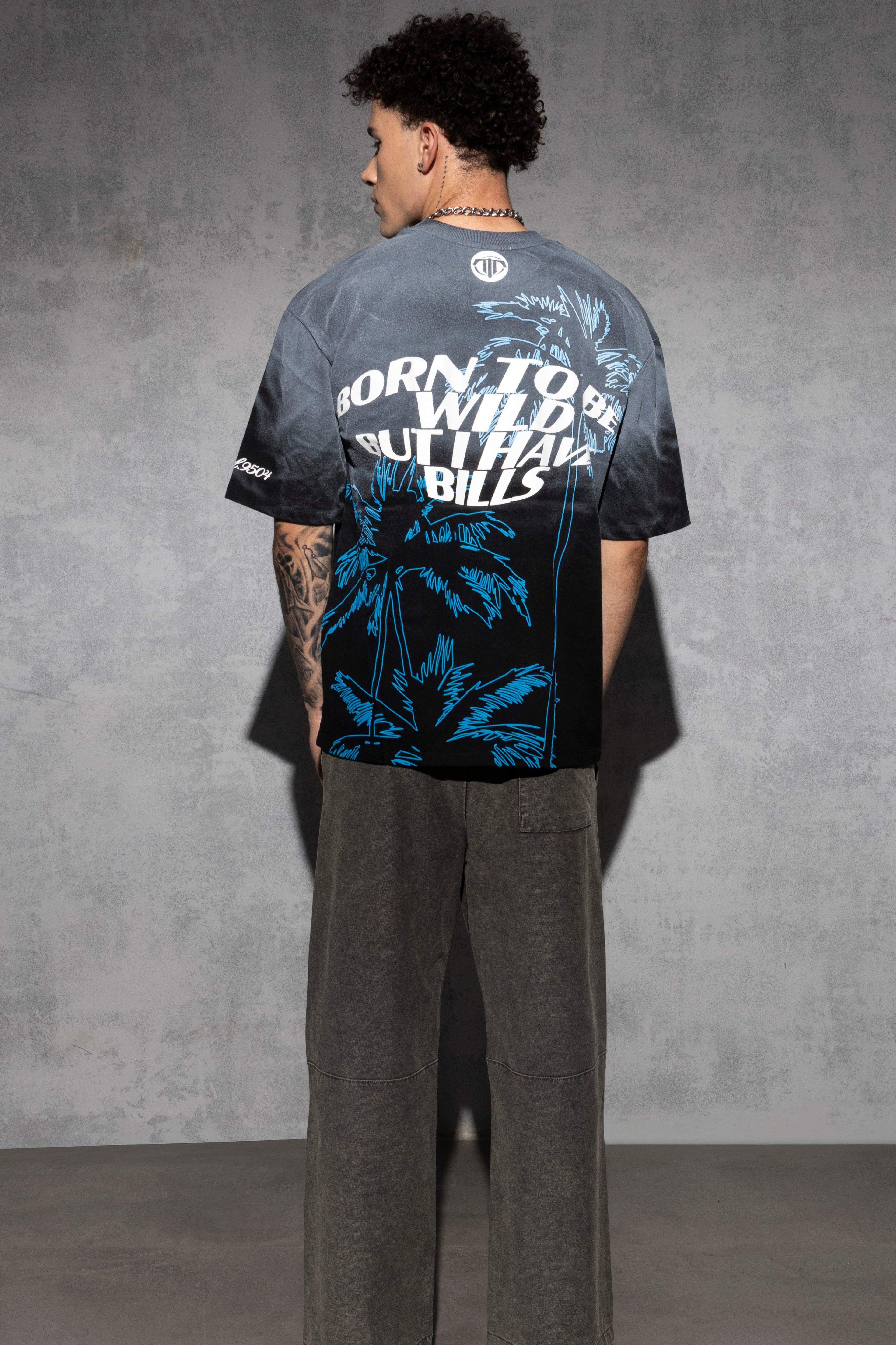 BORN WILD SPRAY T-SHIRT [UNISEX]