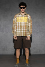 LEAVE IT ON GOD PLAID SHIRT [UNISEX]