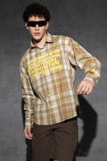 LEAVE IT ON GOD PLAID SHIRT [UNISEX]