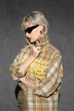 LEAVE IT ON GOD PLAID SHIRT [UNISEX]