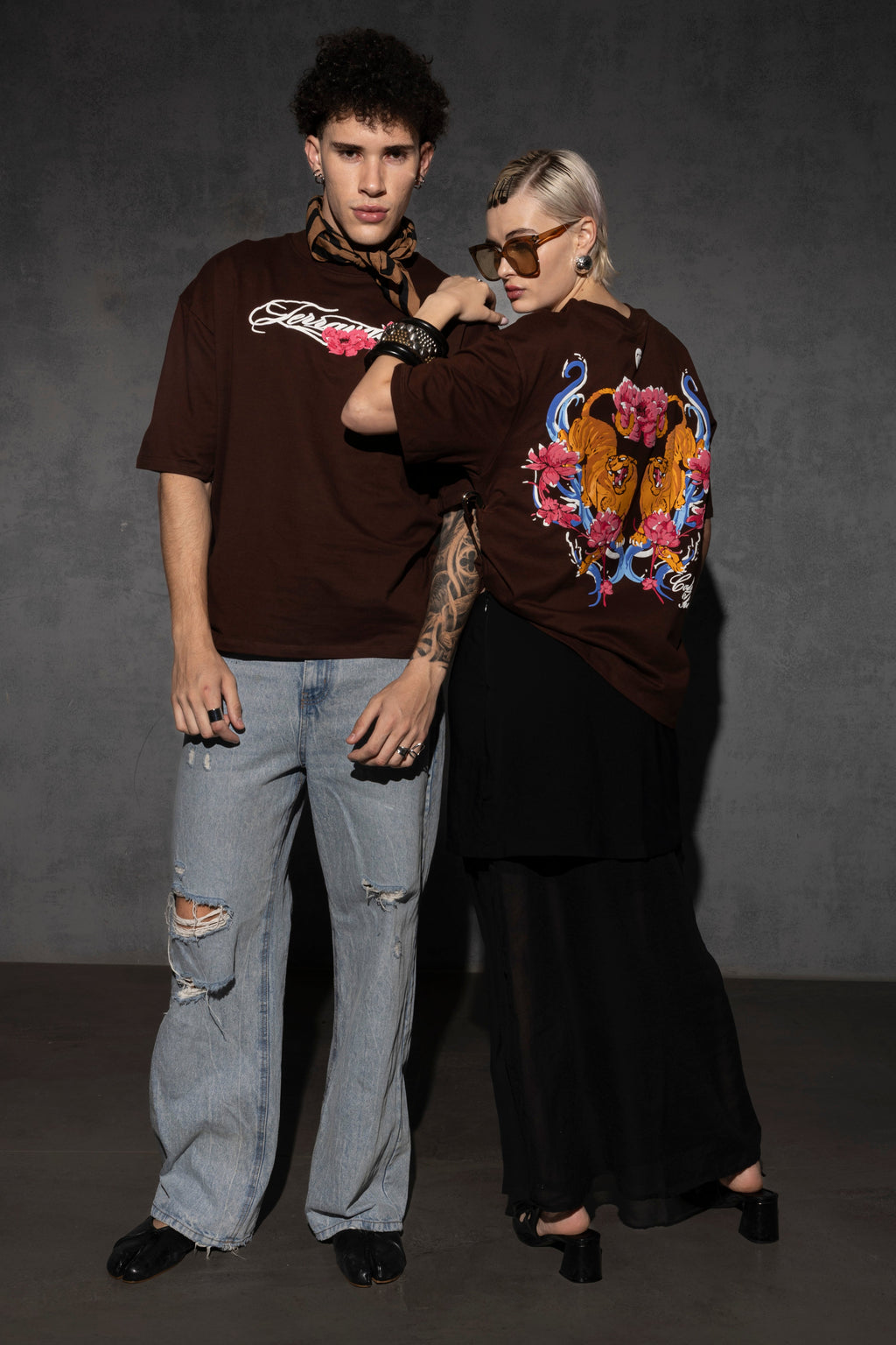 MOCHA TIGER T-SHIRT [UNISEX]