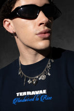 NAVY ANCHOR T-SHIRT [UNISEX]