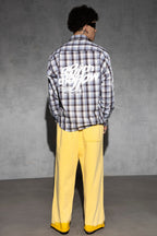 GO WITH THE FLOW CHECKS SHIRT [UNISEX]