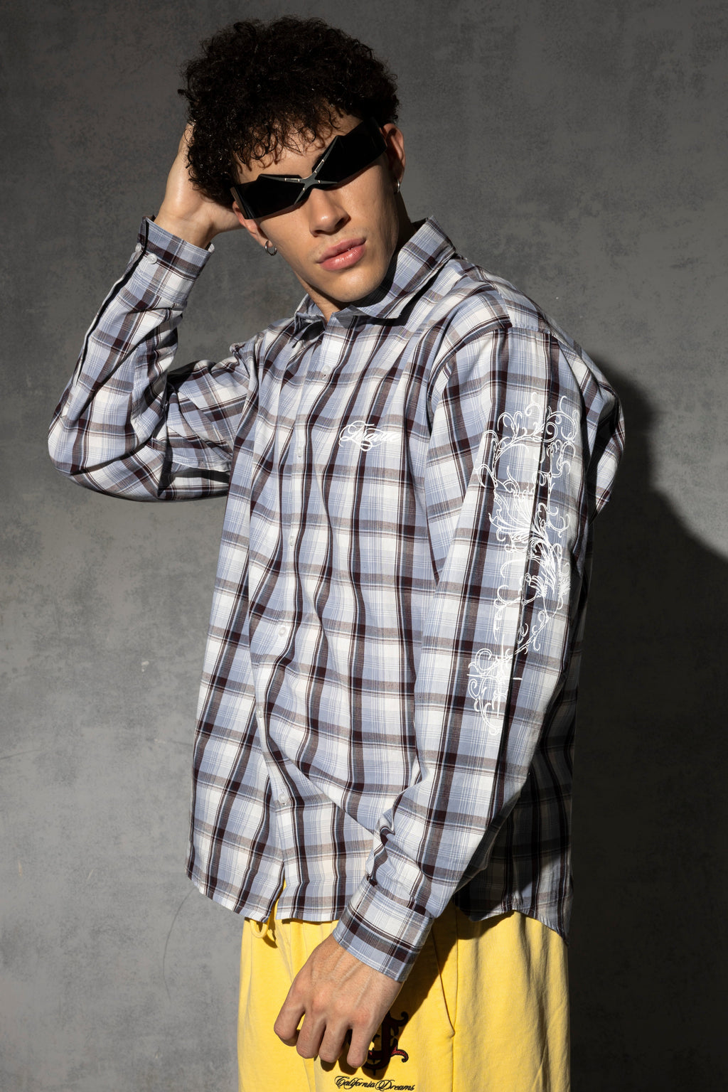 GO WITH THE FLOW CHECKS SHIRT [UNISEX]