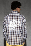 GO WITH THE FLOW CHECKS SHIRT [UNISEX]