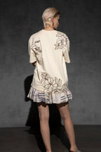 CREAM MAISON BLOOM T-SHIRT [UNISEX]