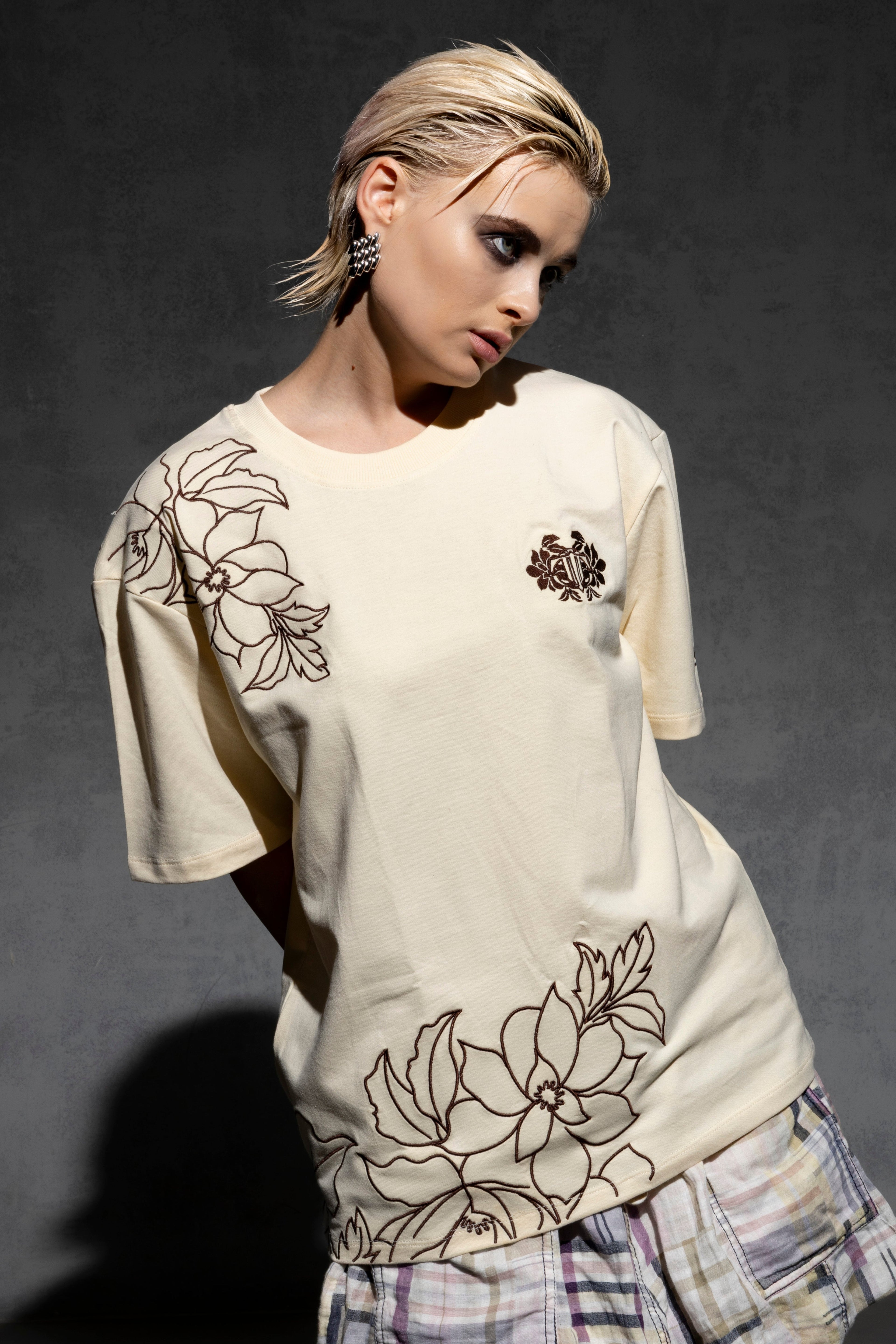 CREAM MAISON BLOOM T-SHIRT [UNISEX]