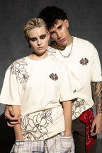 CREAM MAISON BLOOM T-SHIRT [UNISEX]