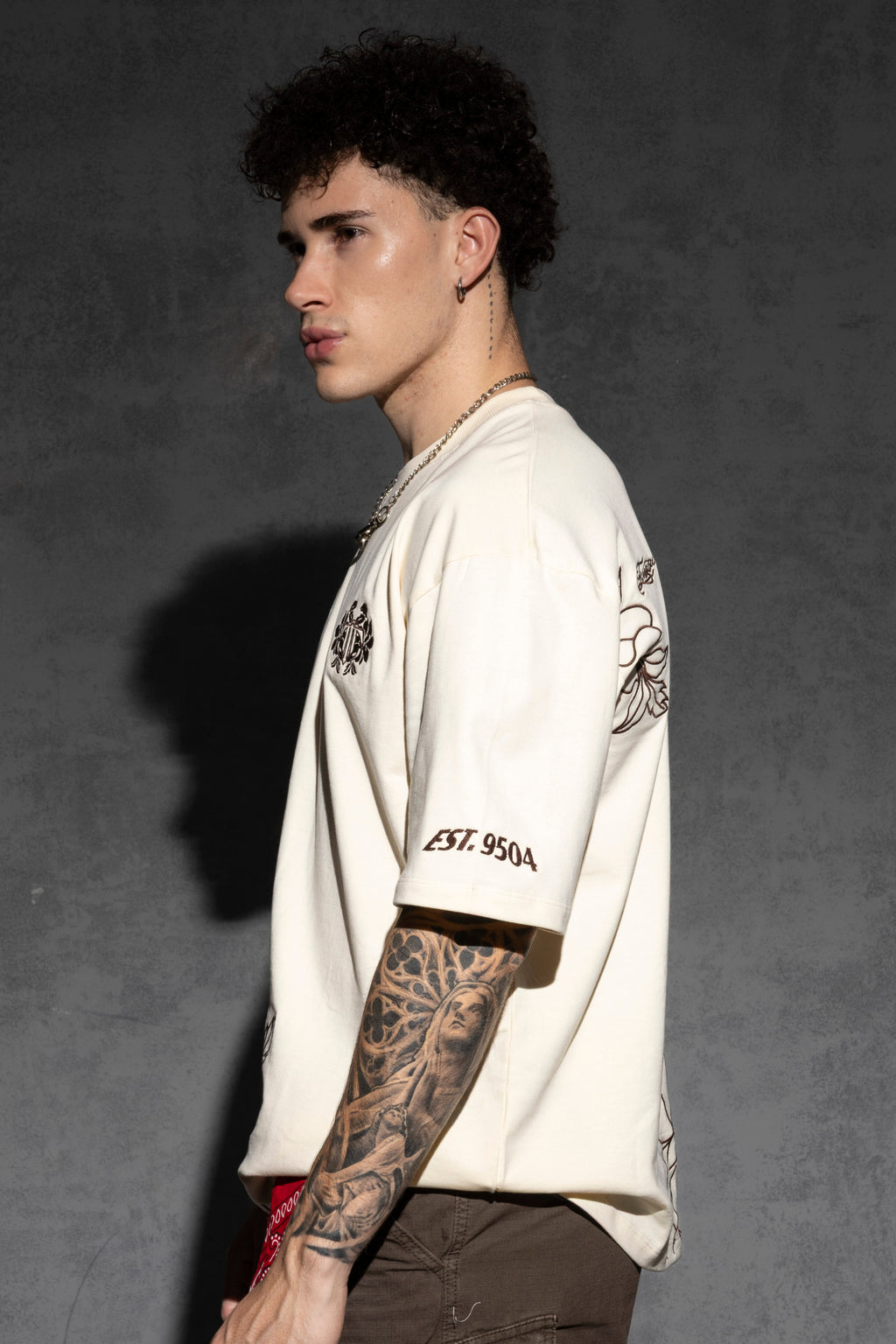 CREAM MAISON BLOOM T-SHIRT [UNISEX]