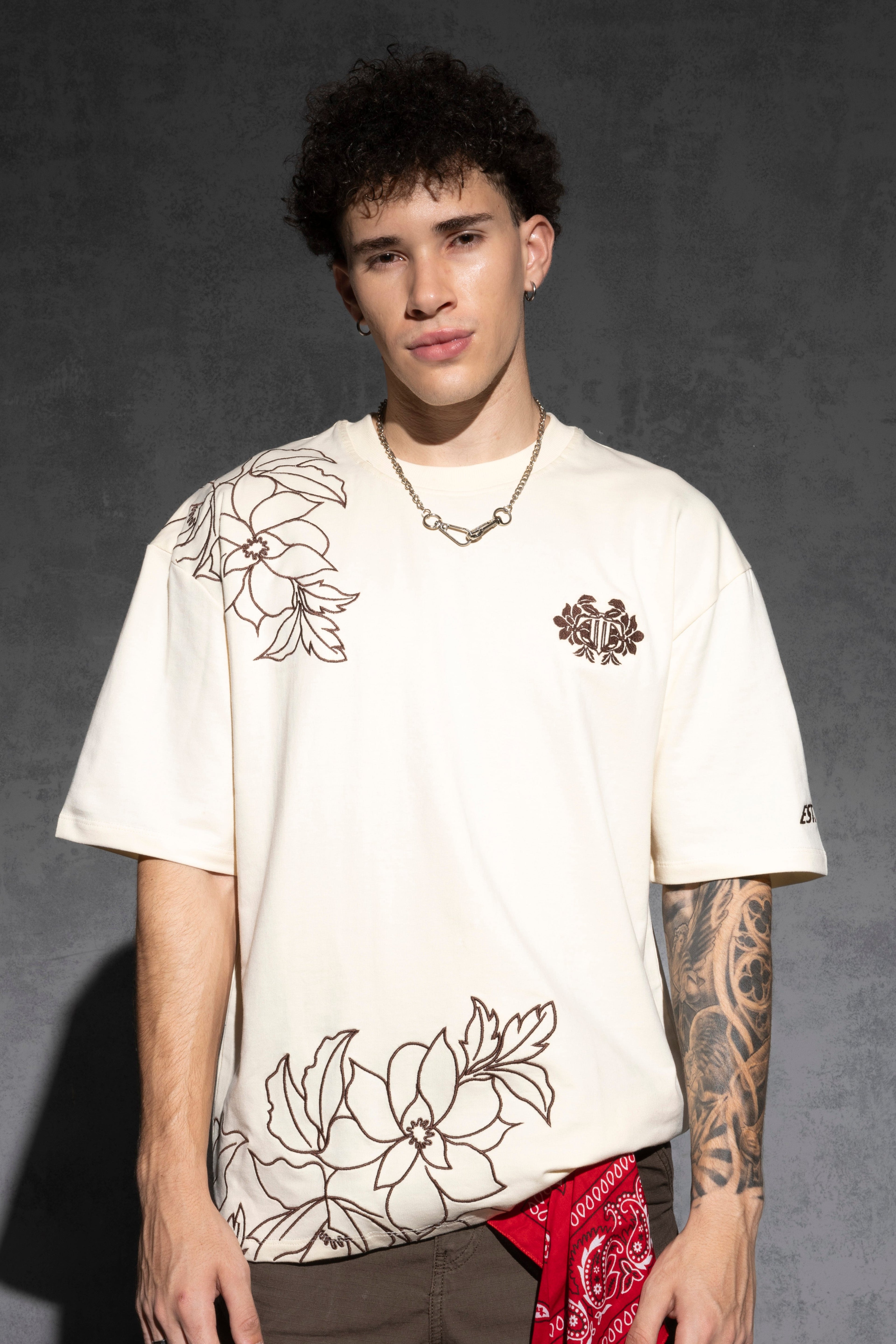 CREAM MAISON BLOOM T-SHIRT [UNISEX]