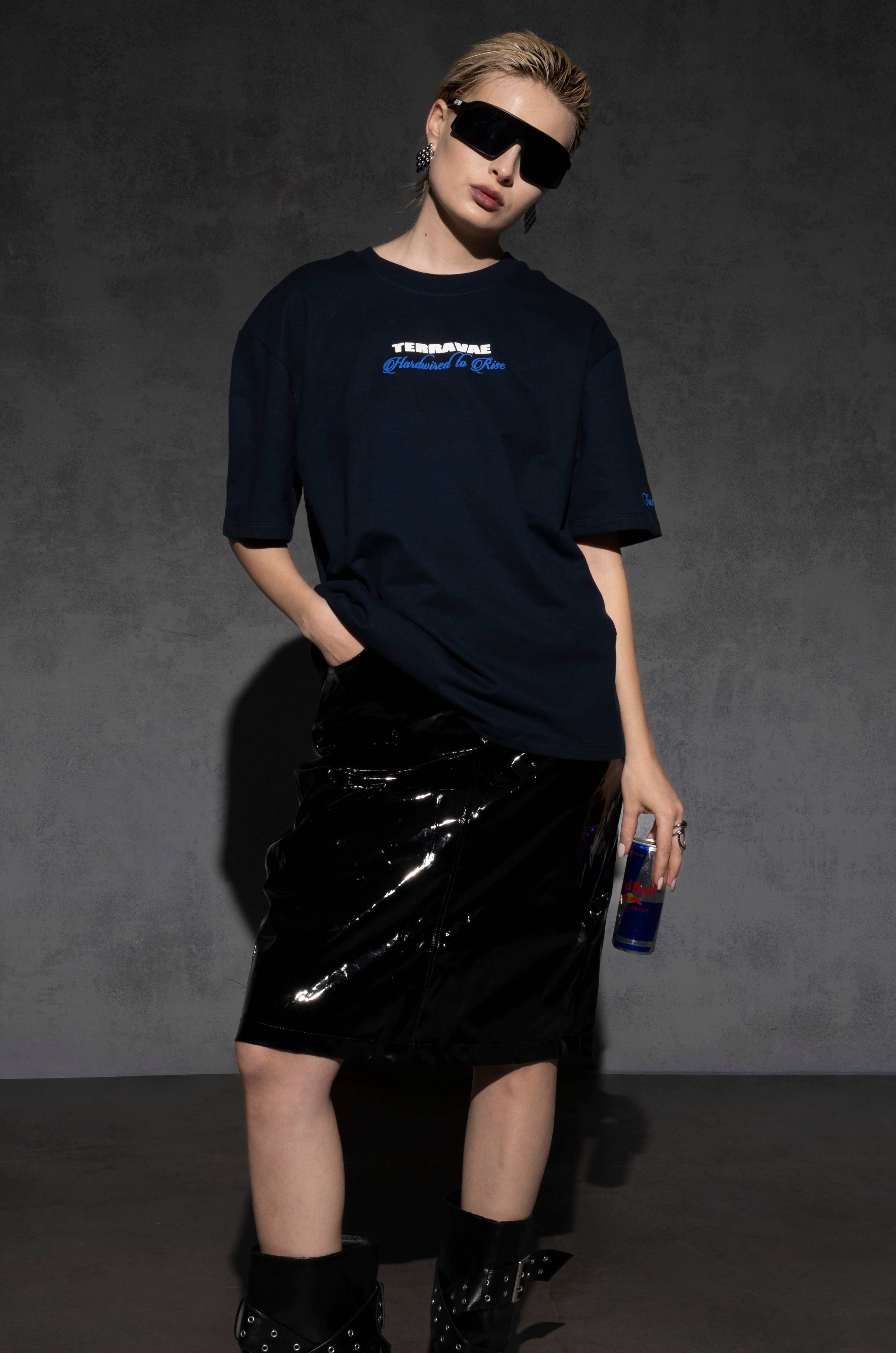 NAVY ANCHOR T-SHIRT [UNISEX]