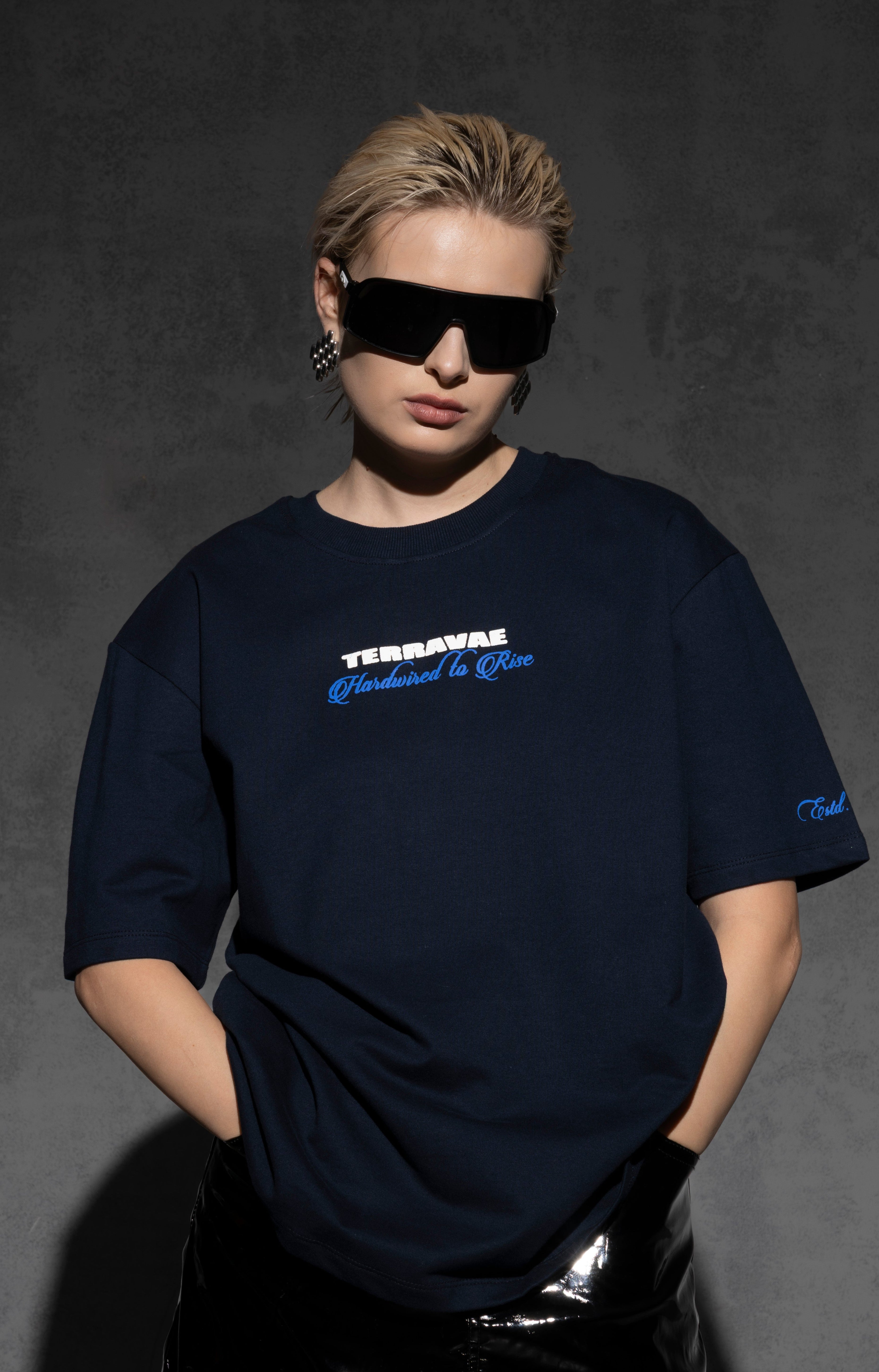 NAVY ANCHOR T-SHIRT [UNISEX]