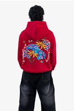 CRIMSON BLOOM HOODIE