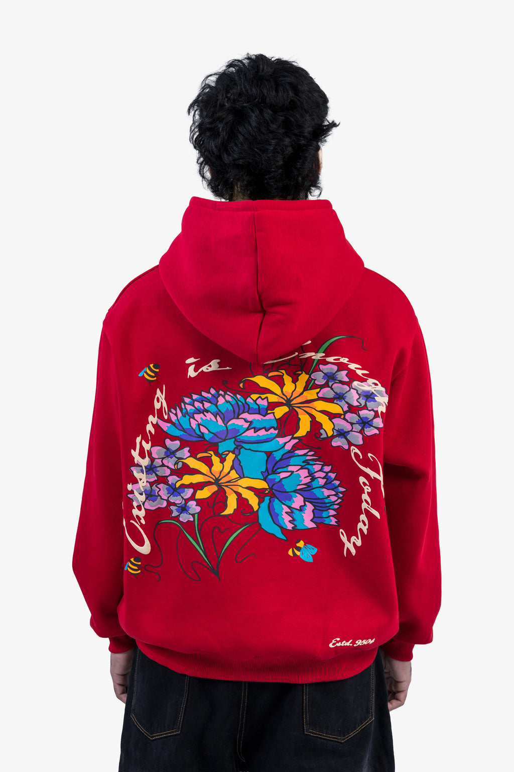 CRIMSON BLOOM HOODIE