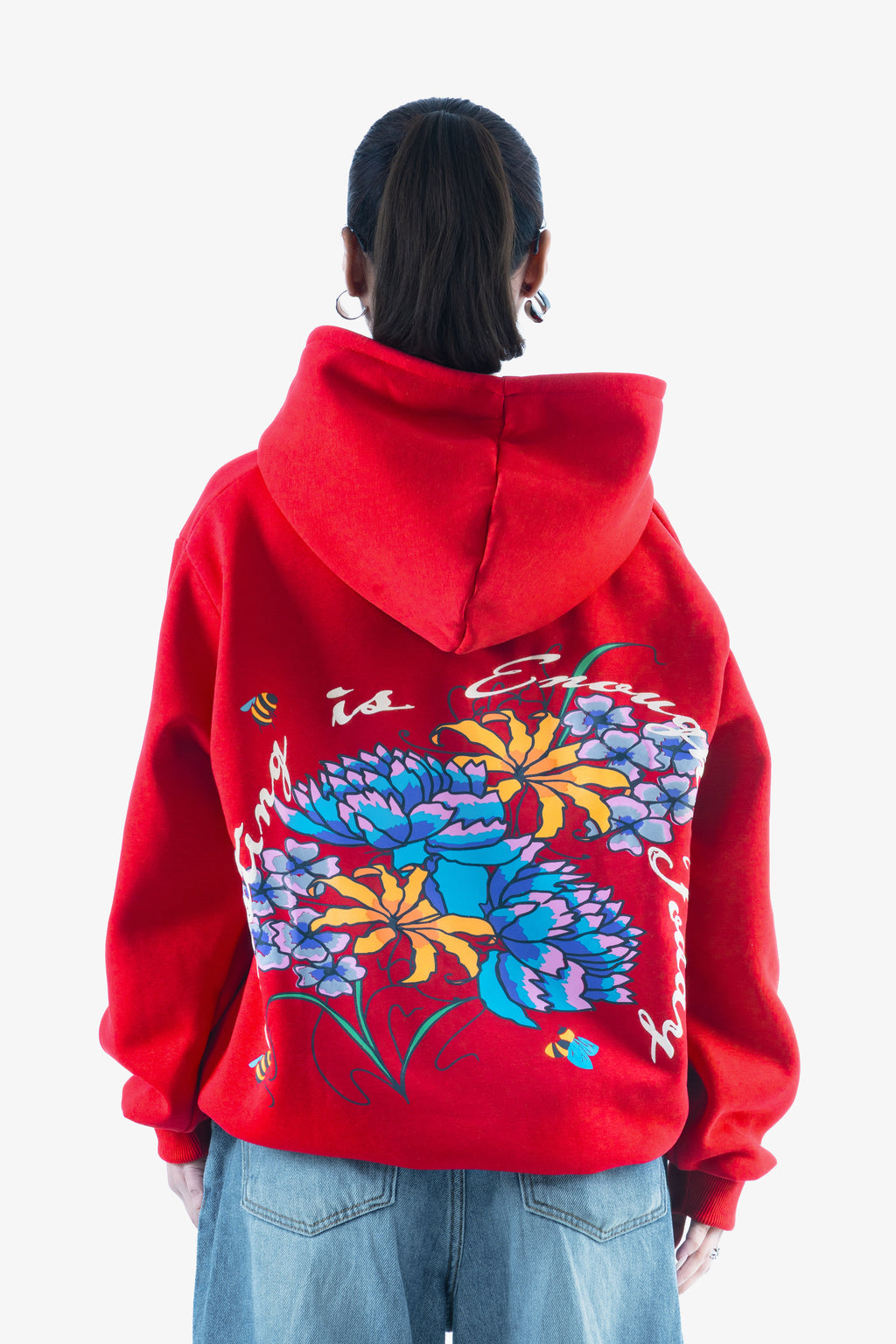 CRIMSON BLOOM HOODIE