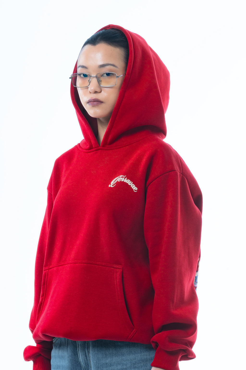 CRIMSON BLOOM HOODIE