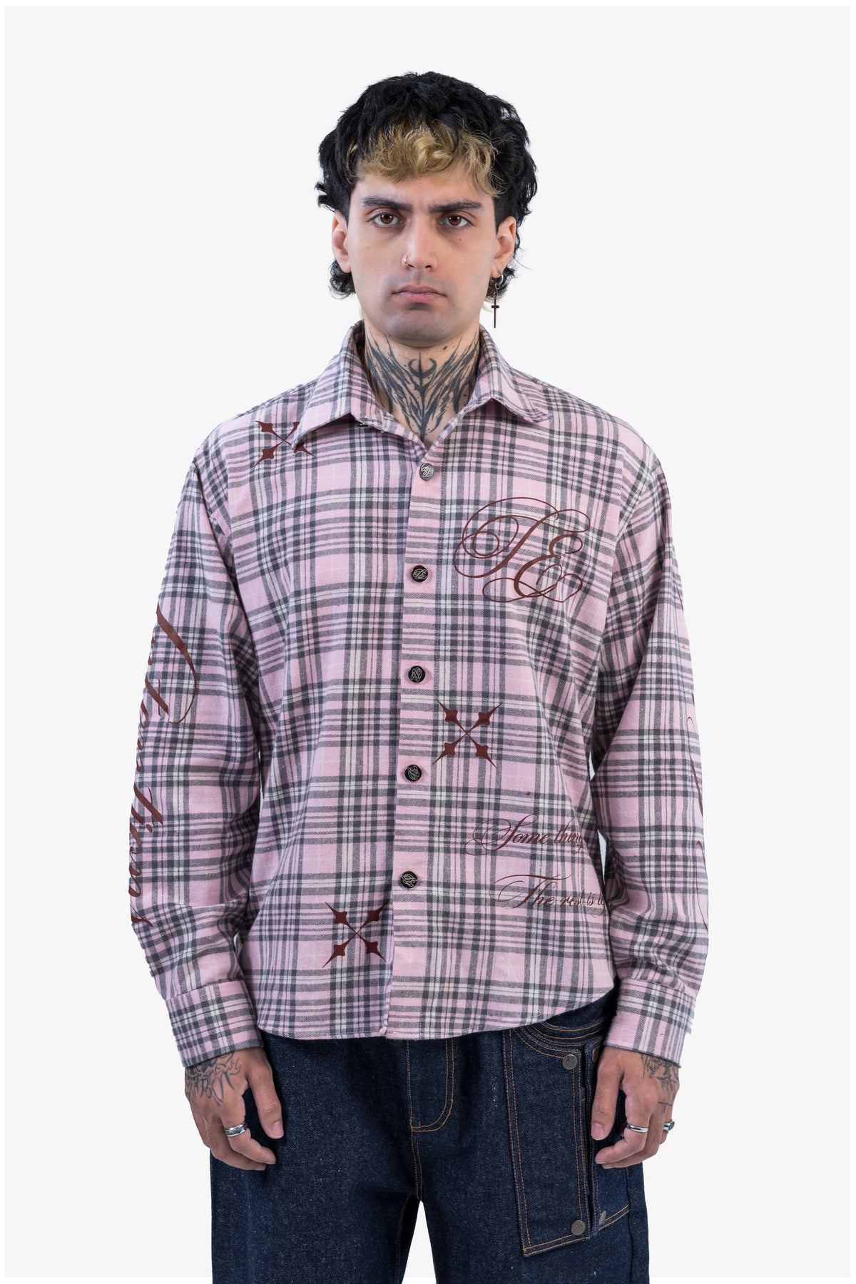 PINK UNSPOKEN FLANNEL