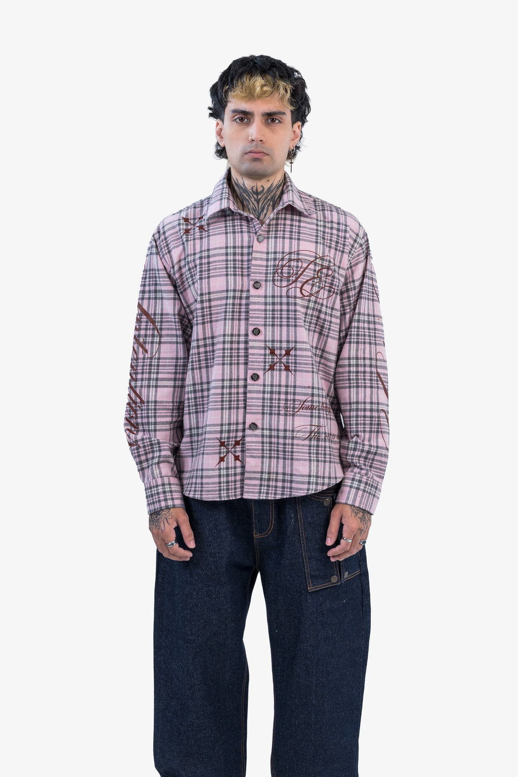 PINK UNSPOKEN FLANNEL