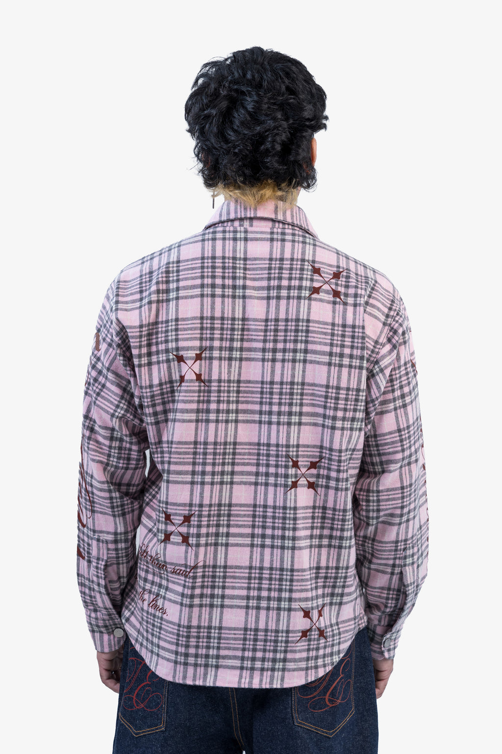 PINK UNSPOKEN FLANNEL