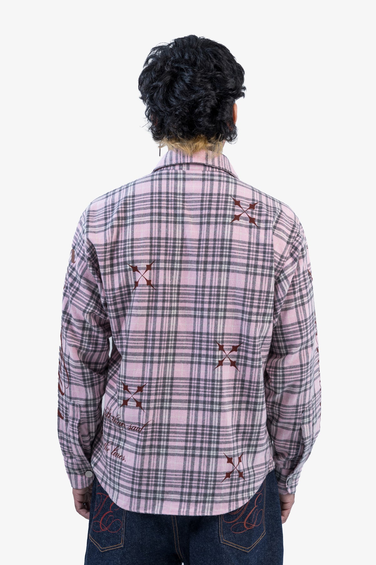 PINK UNSPOKEN FLANNEL