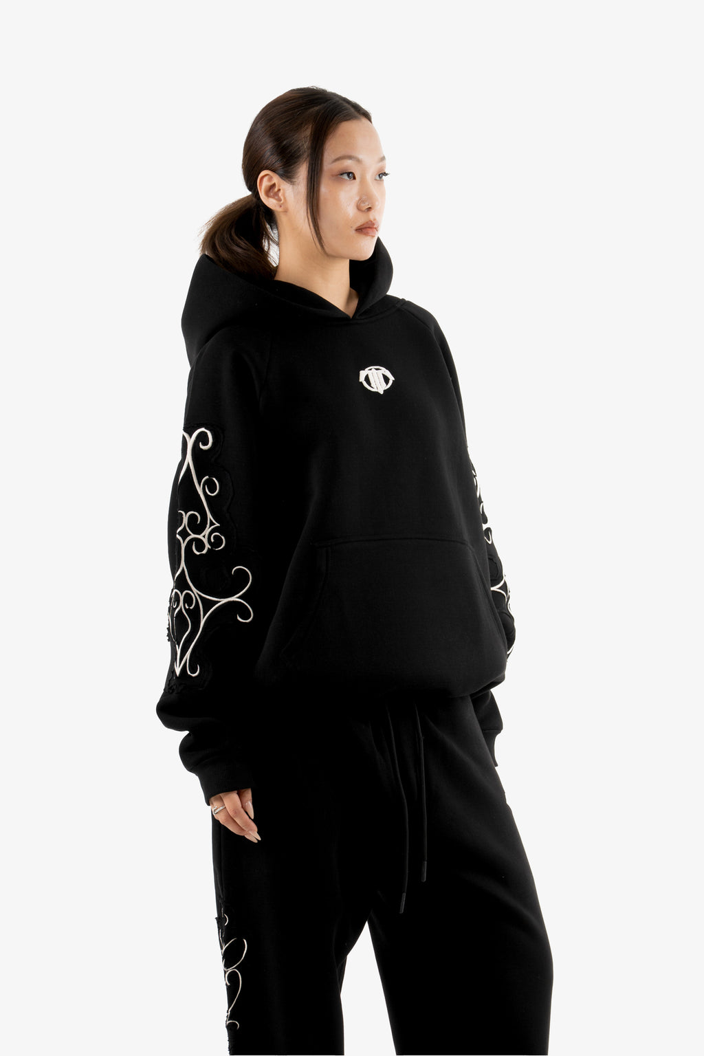 BLACK MIDNIGHT SWEATPANTS