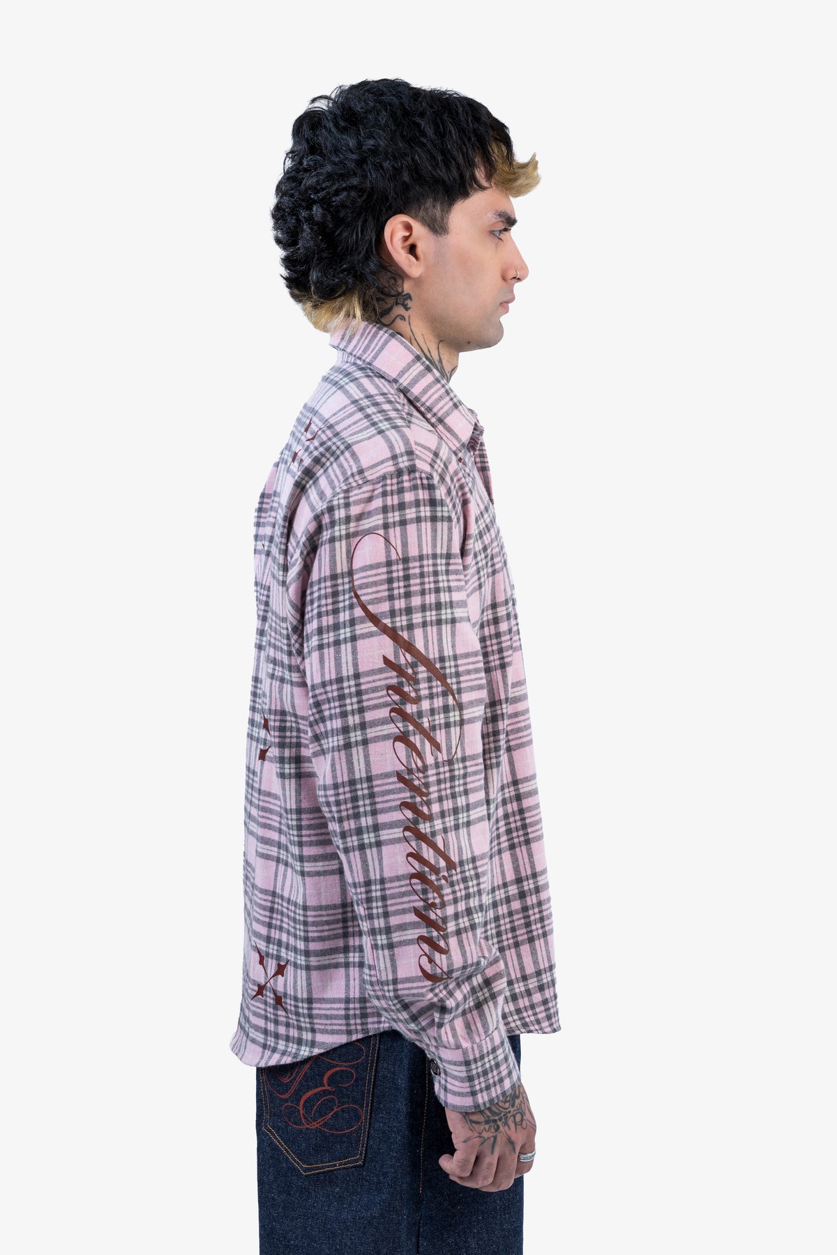 PINK UNSPOKEN FLANNEL