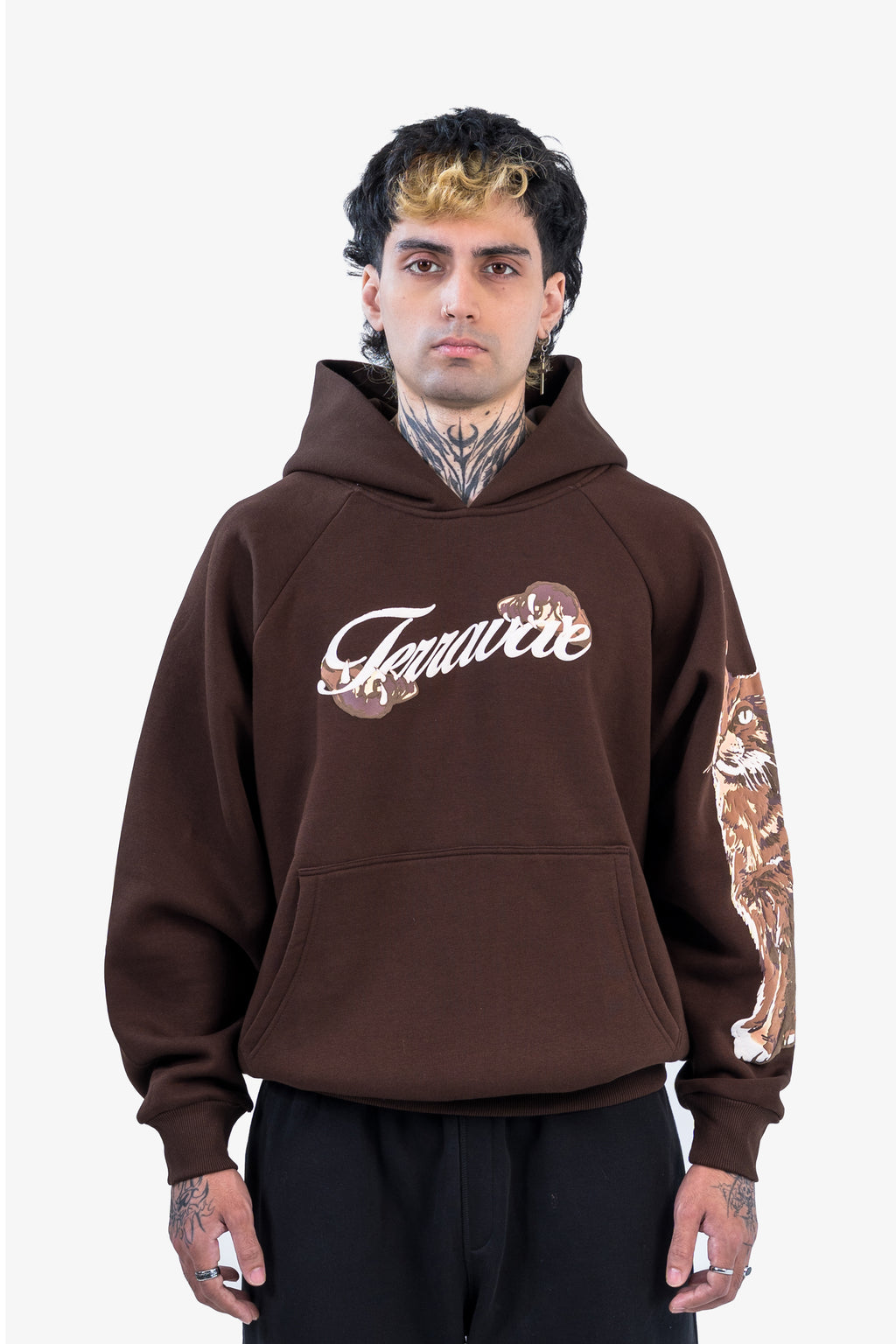 MOCHA CAT HOODIE