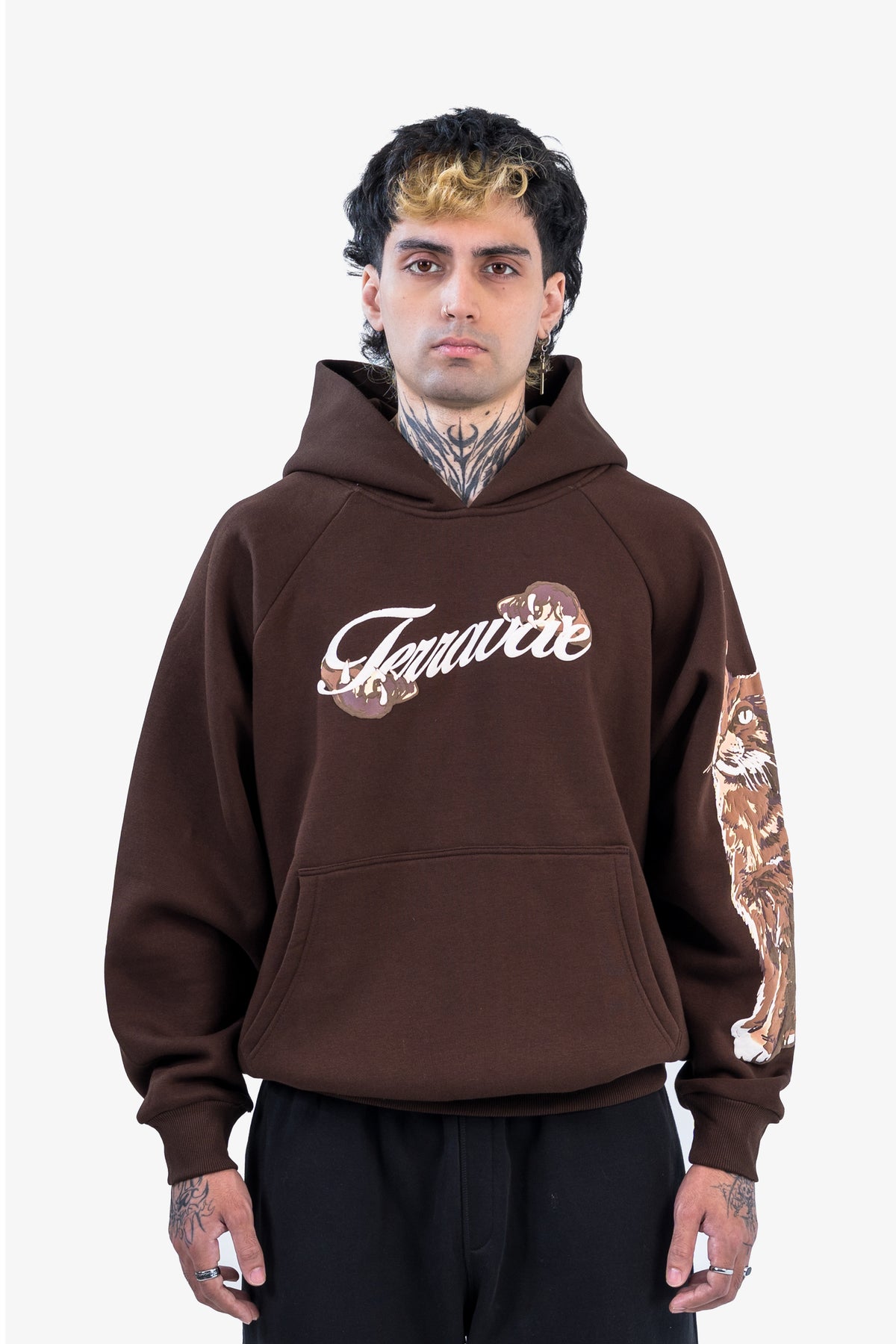 MOCHA CAT HOODIE