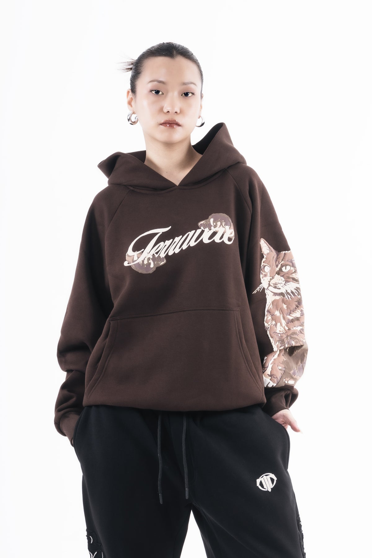 MOCHA CAT HOODIE