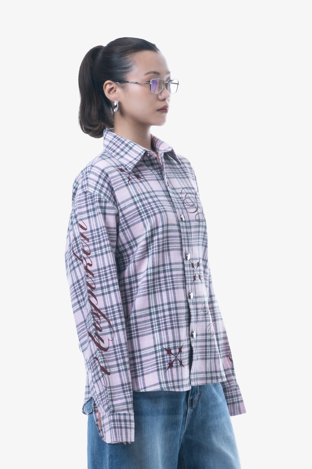 PINK UNSPOKEN FLANNEL