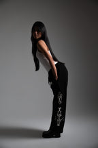 BLACK MIDNIGHT SWEATPANTS [UNISEX]