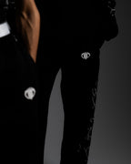 BLACK MIDNIGHT SWEATPANTS [UNISEX]