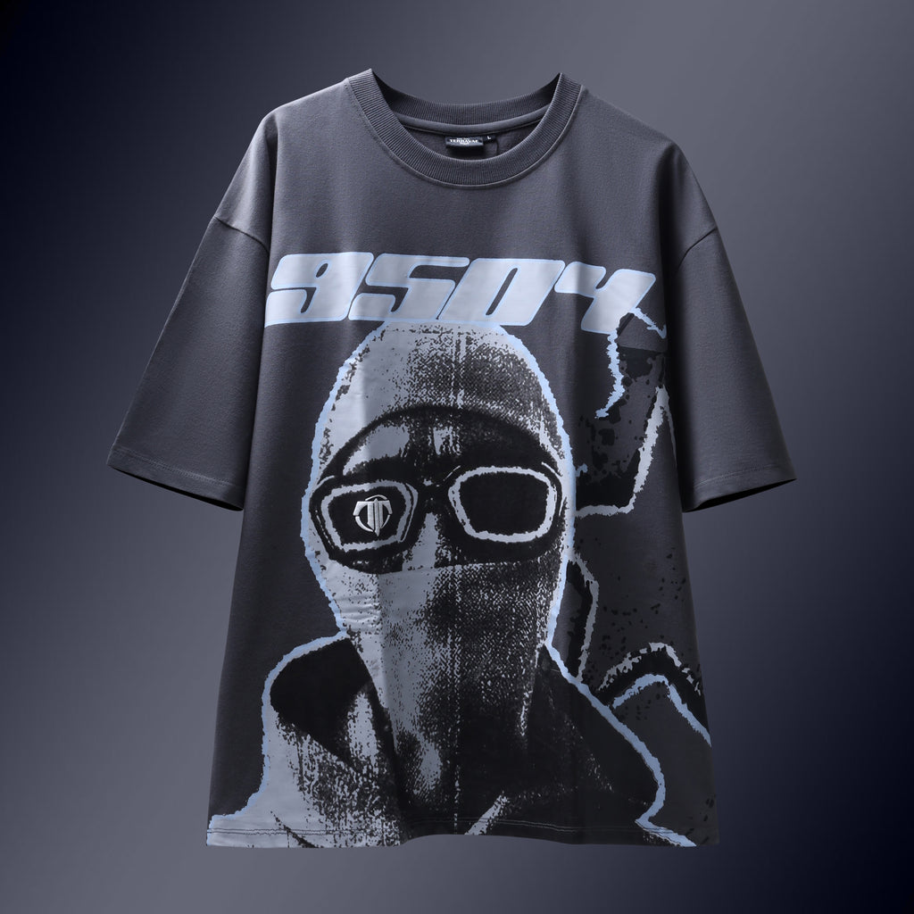 GREY HOOD 9504 T-SHIRT