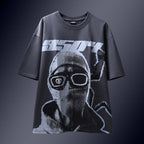 GREY SKI T-SHIRT [UNISEX]