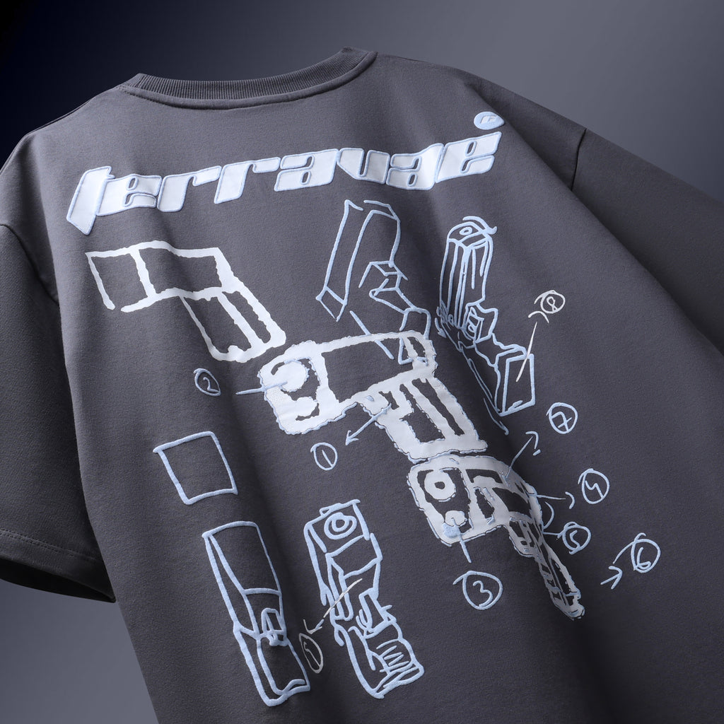 GREY HOOD 9504 T-SHIRT