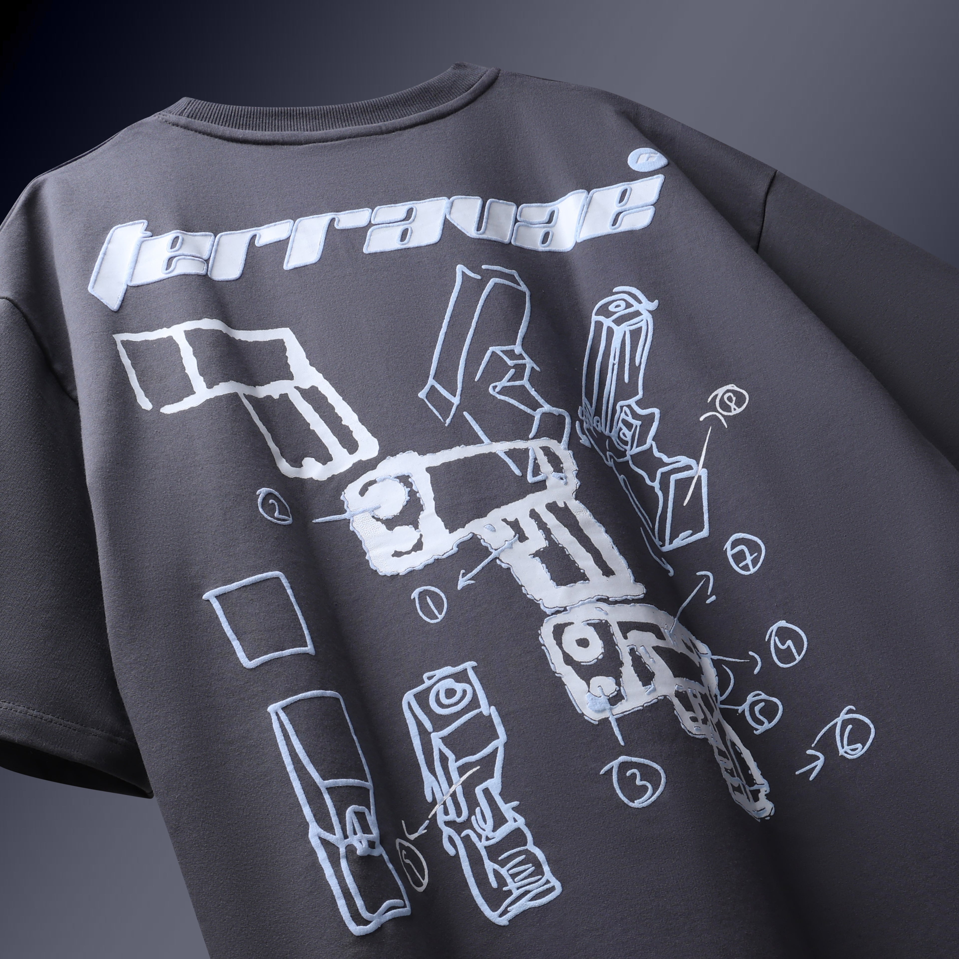 GREY HOOD 9504 T-SHIRT