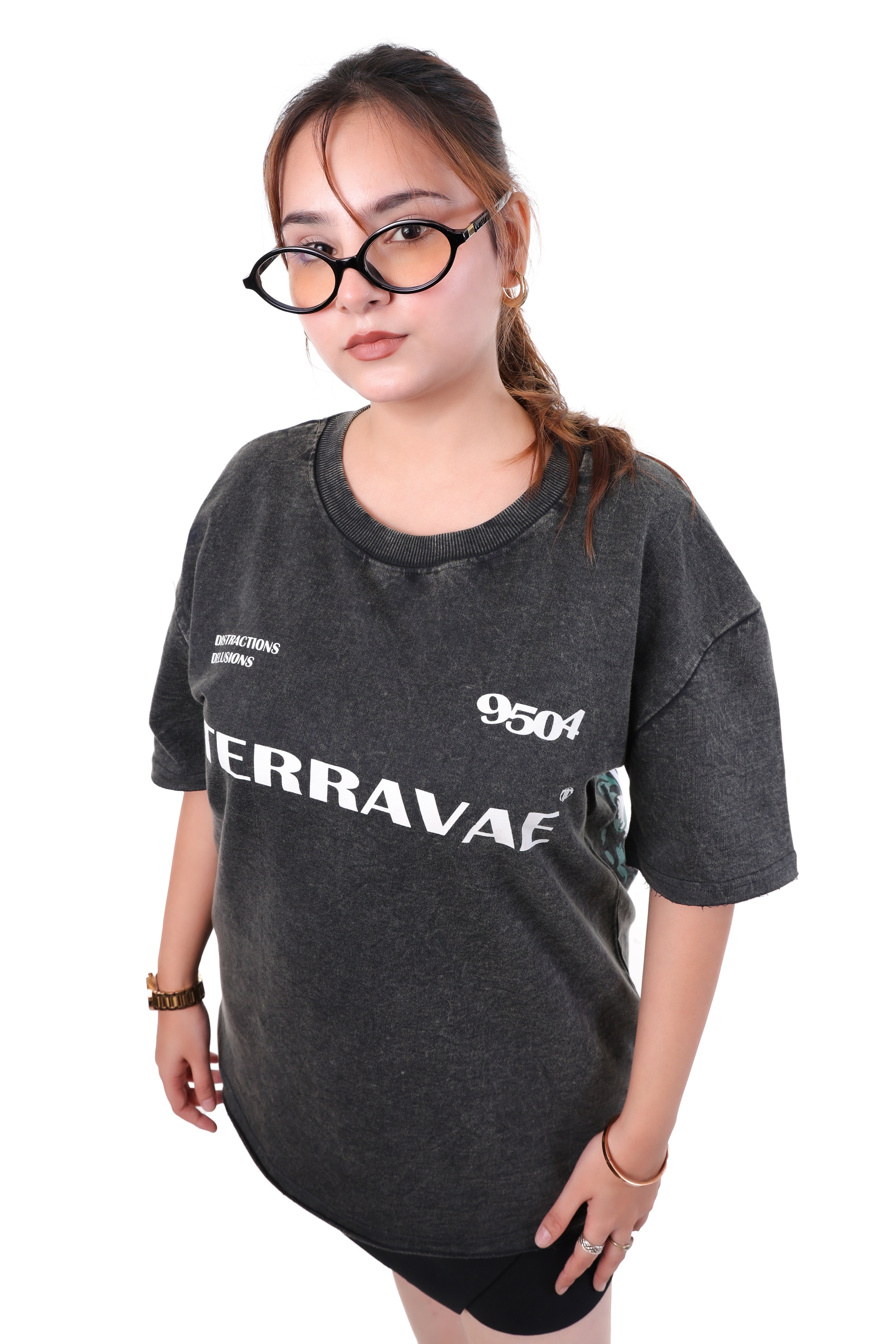 ACID WASH DSTRCTD T-SHIRT [UNISEX]