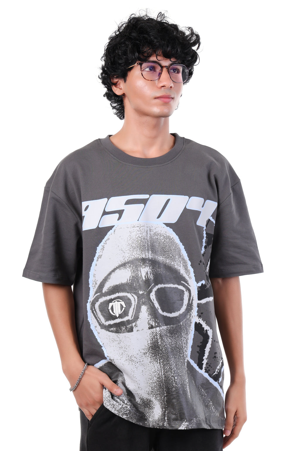 GREY HOOD 9504 T-SHIRT