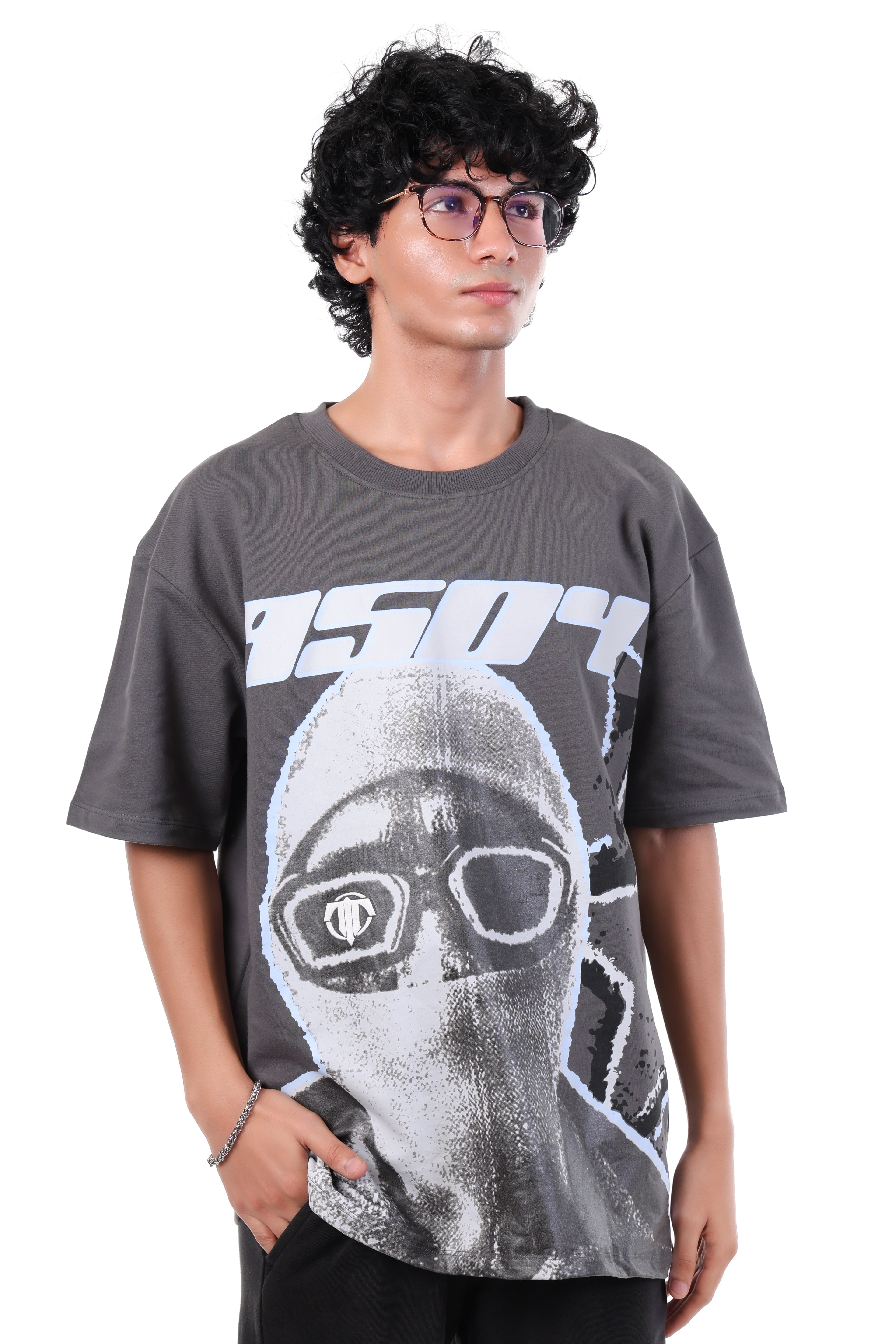 GREY SKI T-SHIRT [UNISEX]