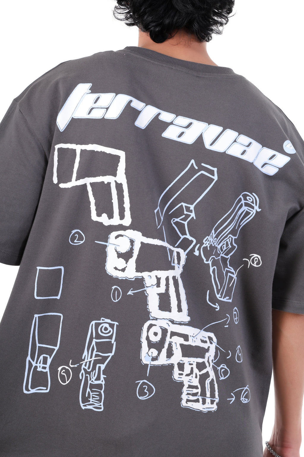 GREY HOOD 9504 T-SHIRT