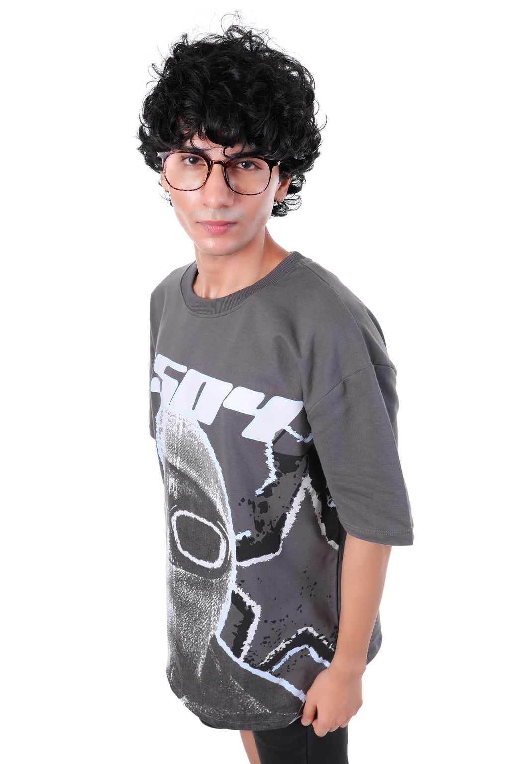 GREY HOOD 9504 T-SHIRT