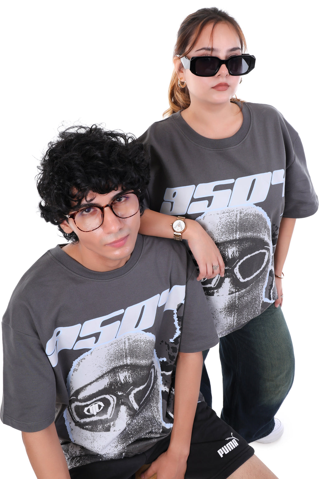 GREY HOOD 9504 T-SHIRT
